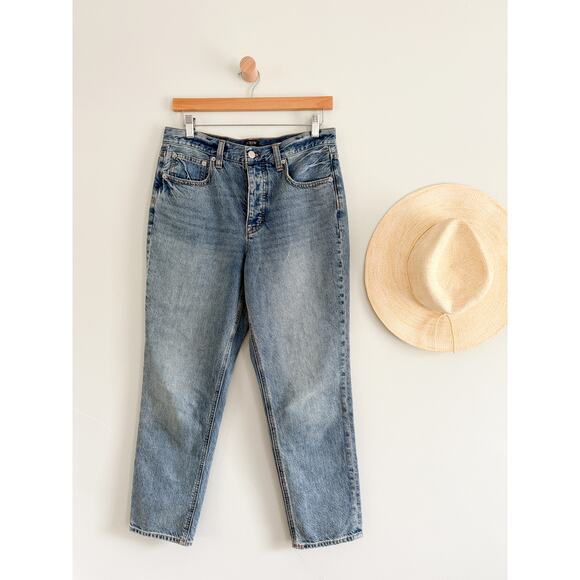 J.Crew Factory | Premium Edition high-rise straight jean | Sz 28 - Picture 1 of 8